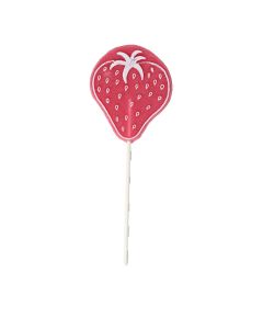 Natural Candy Shop - Natural Candy Shop - Strawberry Shaped Lollipop - 24 x 65g