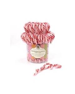 Natural Candy Shop - Peppermint Candy Canes in Display Tub - 96 x 28g