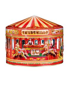 Churchill's Confectionery Ltd - Carousel Tin with Petticoat Tails Shortbread - 12 x 225g