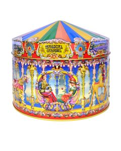 Churchill's Confectionery Ltd - Musical Magical Carousel Tin with Vanilla Fudge - 12 x 300g