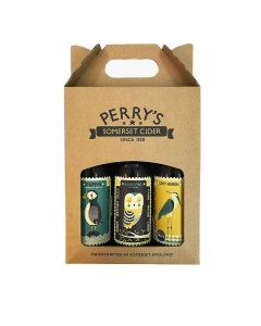 Perry's Cider - Cider Gift Pack (inc. Barn Owl 5.5% ABV, Puffin 6.5% ABV and Heron 5.5% ABV) - 5 x 1500ml