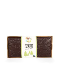 Cocoa Loco - Dark Chocolate Woodland Scene Slab - 6 x 350g