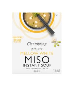 Clearspring - Mellow White with Tofu Miso Soup - 8 x (4 x 10g)