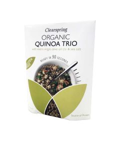 Clearspring - Quinoa Trio with extra virgin olive oil & sea salt - 5 x 250g
