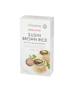 Clearspring - Organic Sushi Brown Rice - 12 x 500g