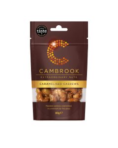 Cambrook - Caramelised Cashews  - 9 x 80g