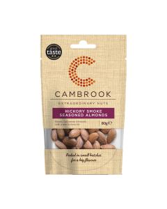 Cambrook - Hickory Smoke Seasoned Almonds  - 9 x 80g