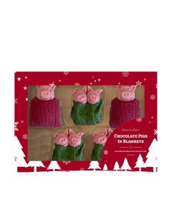 Choc on Choc - Christmas Pigs in Blankets Chocolates - 6 x 130g