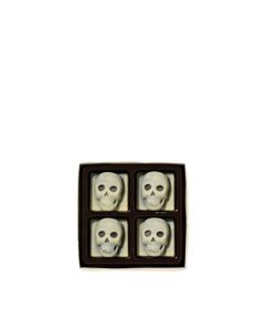 Choc on Choc  - Mini White & Dark Chocolate Skulls - 6 x 60g