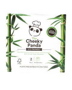 The Cheeky Panda - 2 Kitchen Towels 200 Sheets 2ply  - 5 x 420g