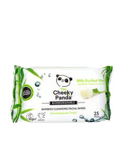 The Cheeky Panda - Rose Scented Facial Cleansing Wipes Pack - 24 x 190g