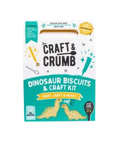 Craft & Crumb - Dinosaur Bake and Craft Kit - 6 x 341g