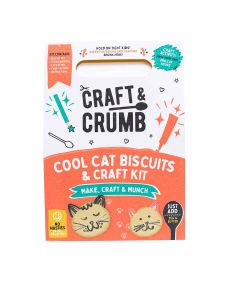 Craft & Crumb - Cool Cats Bake and Craft Kit - 6 x 326g