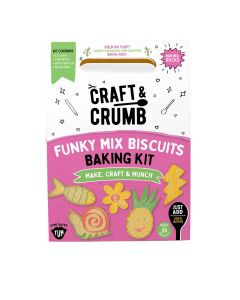 Craft & Crumb - Funky Biscuits Bake and Craft Kit - 6 x 350g