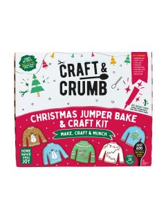Craft & Crumb - Christmas Jumper Bake & Craft Kit - 6 x 650g