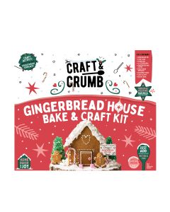 Craft & Crumb - Gingerbread House Bake & Craft Kit - 6 x 650g