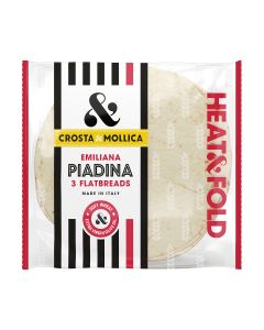 Crosta & Mollica - Piadina Emiliana Natural Flatbreads with EVOO - 12 x 300g