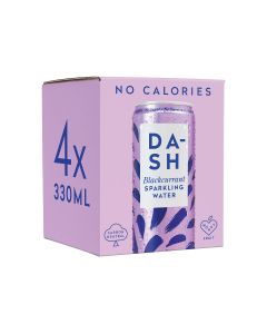 Dash Water - Sparkling Water Infused with Wonky Blackcurrants Multipack - 6 x 4 x 330ml