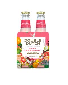 Double Dutch - Pink Grapefruit Soda Bottles (6 x 4 x 200ml) - 6 x 800ml