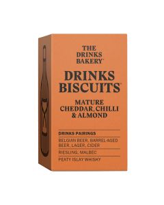 The Drinks Bakery - Mature Cheddar Chilli & Almond - 8 x 36g