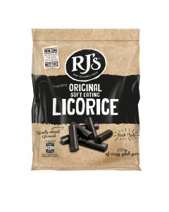 RJ's Licorice - Natural Soft Eating Licorice - 12 x 300g