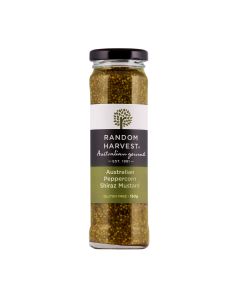 Random Harvest - Peppercorn Shiraz Mustard - 8 x 150g