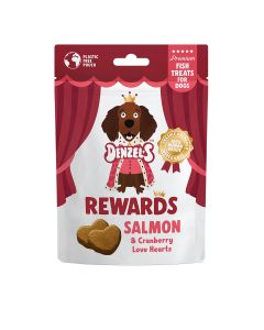 Denzel's - Rewards: Salmon & Cranberry Love Hearts - 10 x 70g