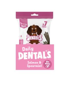 Denzel's - Daily Dentals for Small Dogs & Puppies Salmon - 10 x 91g
