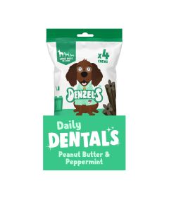 Denzel's - Daily Dentals for Large Dogs Peanut Butter - 10 x 120g