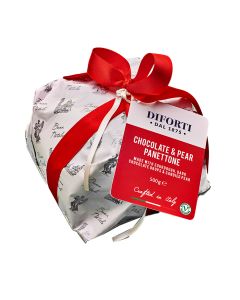 Diforti - Panettone with Chocolate & Pear - 6 x 500g