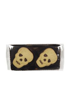 Diforti - Hazelnut filled Chocolate Skull Biscuits (4 Biscuits) - 6 x 200g