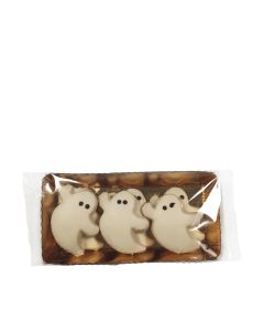Diforti - Ghosts coated in White Chocolate Cream Biscuits (6 Biscuits) - 6 x 200g