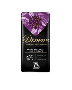 Divine Chocolate -  85% Dark Chocolate - 15 x 90g