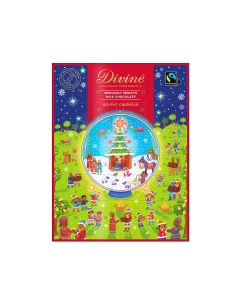 Divine Chocolate  - Milk Chocolate Advent Calendar - 12 x 85g