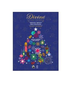 Divine - Fairtrade Milk Chocolate Advent Calendar - 12 x 85g