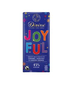 Divine - Fairtrade Joyful Milk Chocolate Bar - 10 x 180g