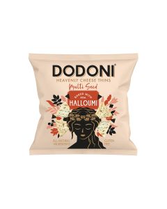 Dodoni - Baked Halloumi Multi Seed Cheese Thins - 10 x 22g