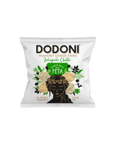 Dodoni - Baked Feta Jalapeno Chilli Cheese Thins - 10 x 22g