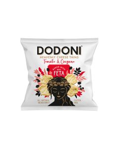 Dodoni - Baked Feta Tomato & Oregano Cheese Thins - 10 x 22g