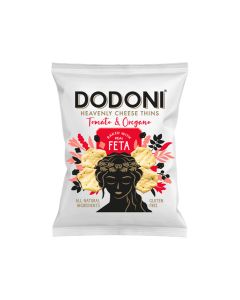 Dodoni - Baked Feta Tomato & Oregano Cheese Thins - 8 x 80g