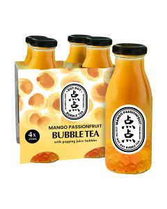 Dot Dot Bubble Tea - Mango Passionfruit Bubble Tea Multipack 4 x (4 x 250ml) - 4 x 1000ml