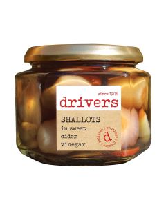 Drivers - Shallots in Sweet Cider Vinegar - 6 x 350g