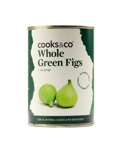 Cooks & Co - Whole Green Figs in Syrup - 6 x  410g