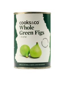 Cooks & Co - Whole Green Figs in Syrup - 6 x  410g
