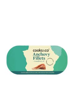 Cooks & Co - Anchovy Fillets in Oil - 10 x 50g