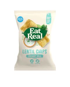 Eat Real - Lentil Chips - Creamy Dill Sharing Bag - 10 x 113g