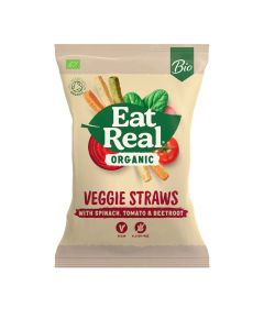 Eat Real - Organic Chips - Veggie Sharing Bag - 10 x 100g