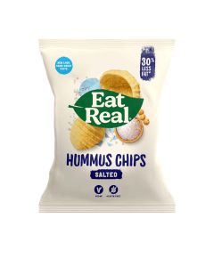 Eat Real - Hummus Chips - Salted Grab Bag - 12 x 45g