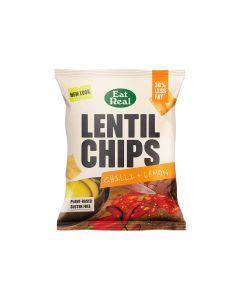Eat Real - REALEST Chilli & Lemon Lentil Chips - 18 x 40g