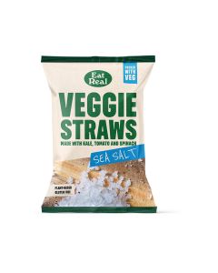 Eat Real - REALEST Sea Salt Veggie Straws - 18 x 40g